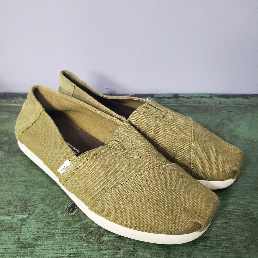 Toms Alpargata Washed Canvas Loafers